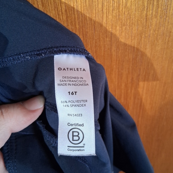 Athleta Brooklyn Textured Jogger Camo Navy Size 16 Tall - Picture 7 of 8